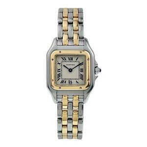 Cartier Panthere Gold & Steel Silver Dial 22mm Quartz Women’s Watch W25029B6